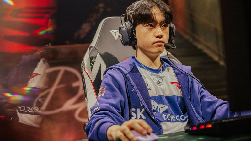 韩国T1「3:0」完封欧洲MAD